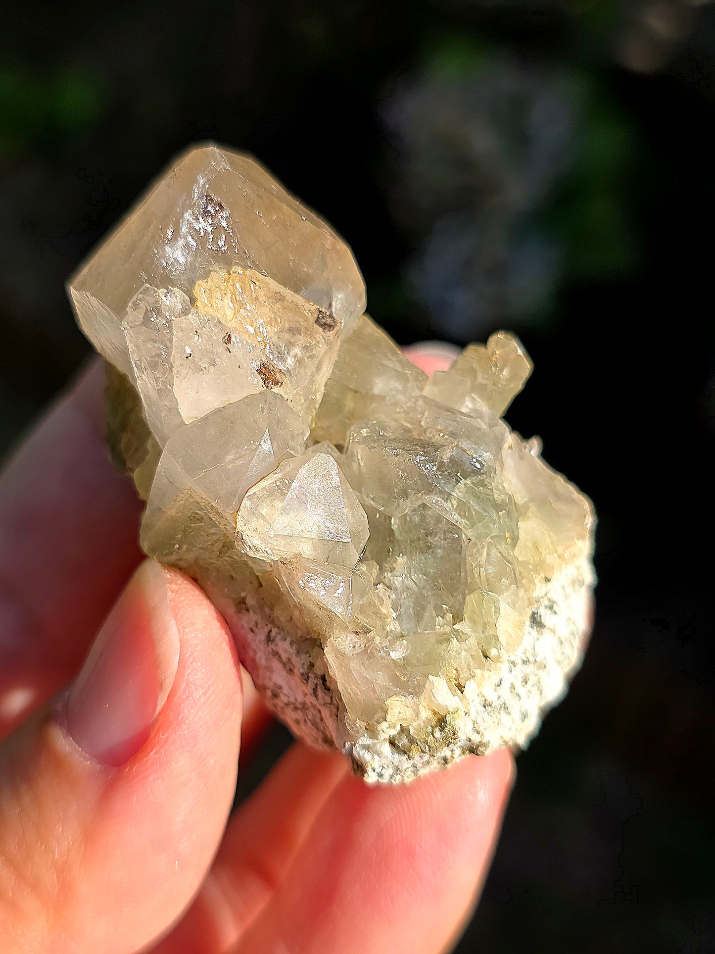 Quartz des Pyrénées avec Byssolite