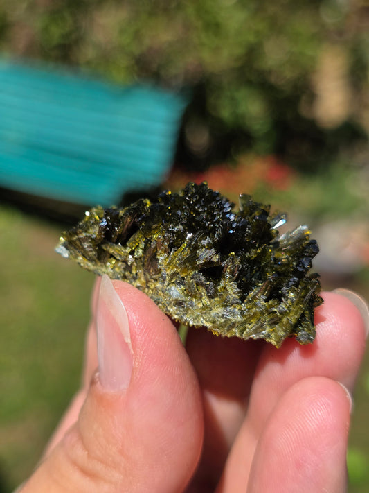 Epidote de Lérida n°6 (voir vidéo)