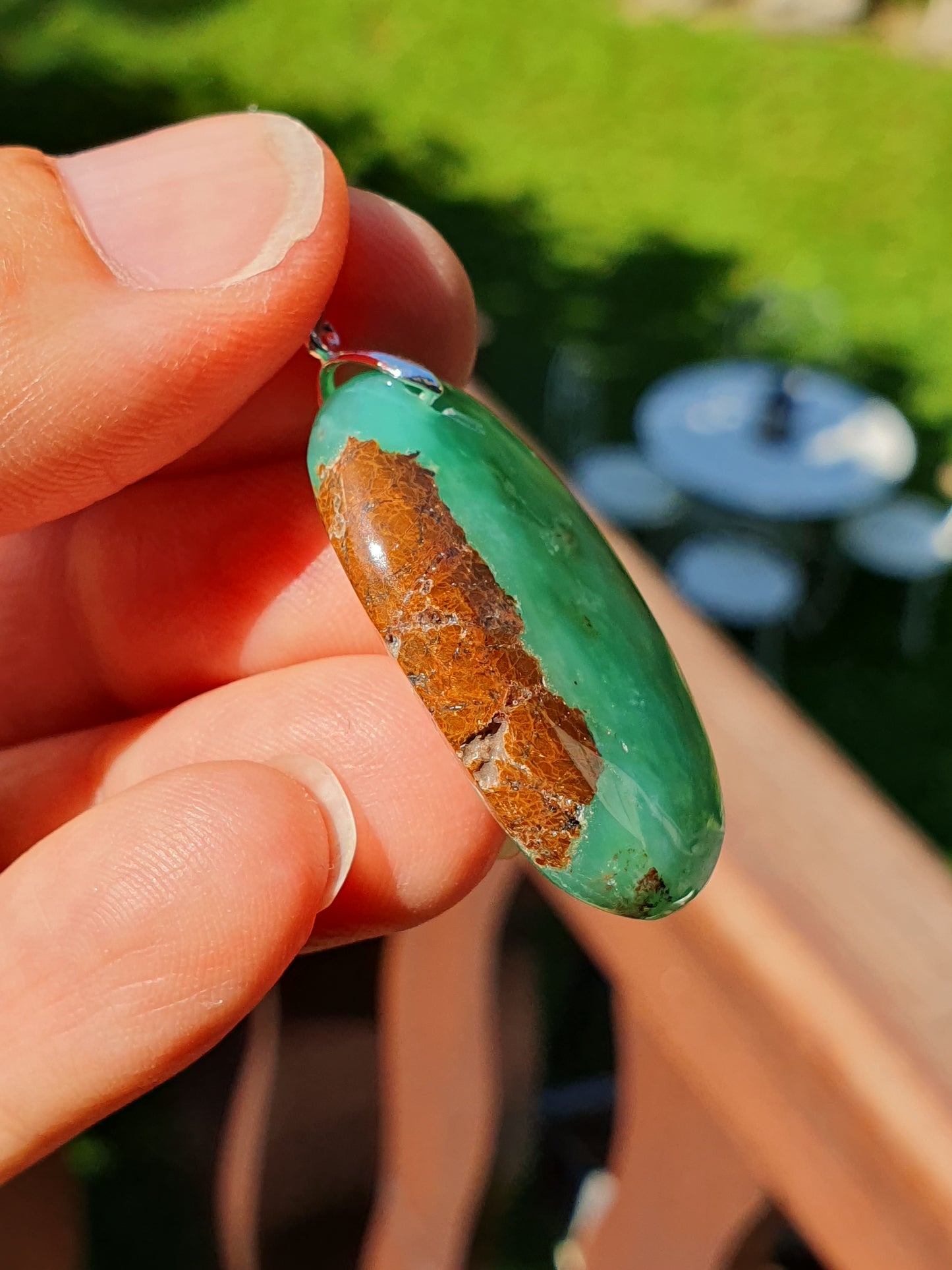 Pendentif Chysoprase CH8