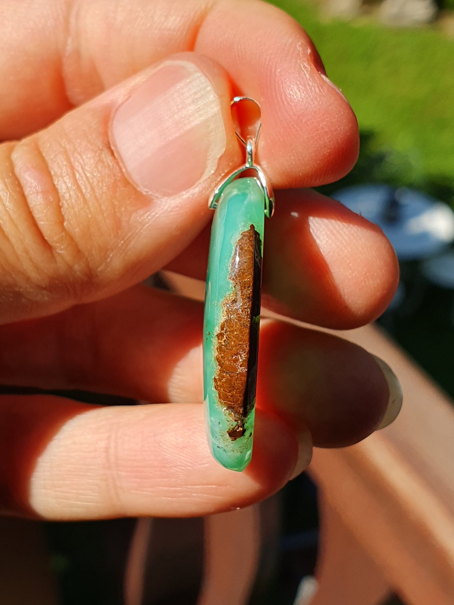 Pendentif Chysoprase CH8