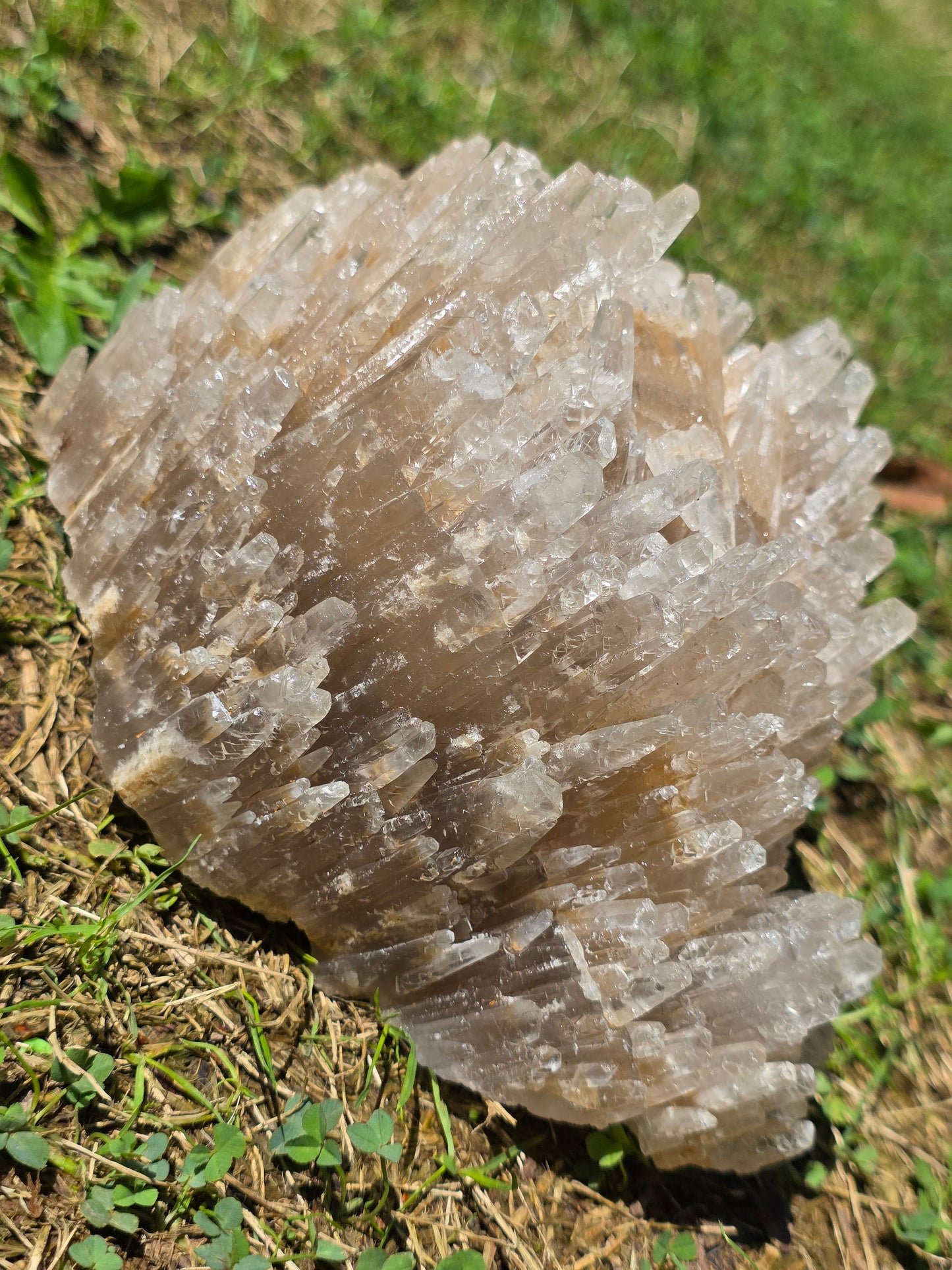 Superbe Calcite miel française (vidéo)