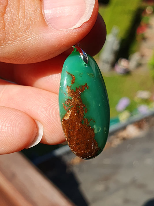 Pendentif Chysoprase CH2