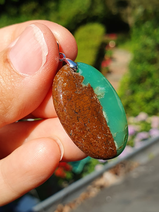 Pendentif Chysoprase CH3