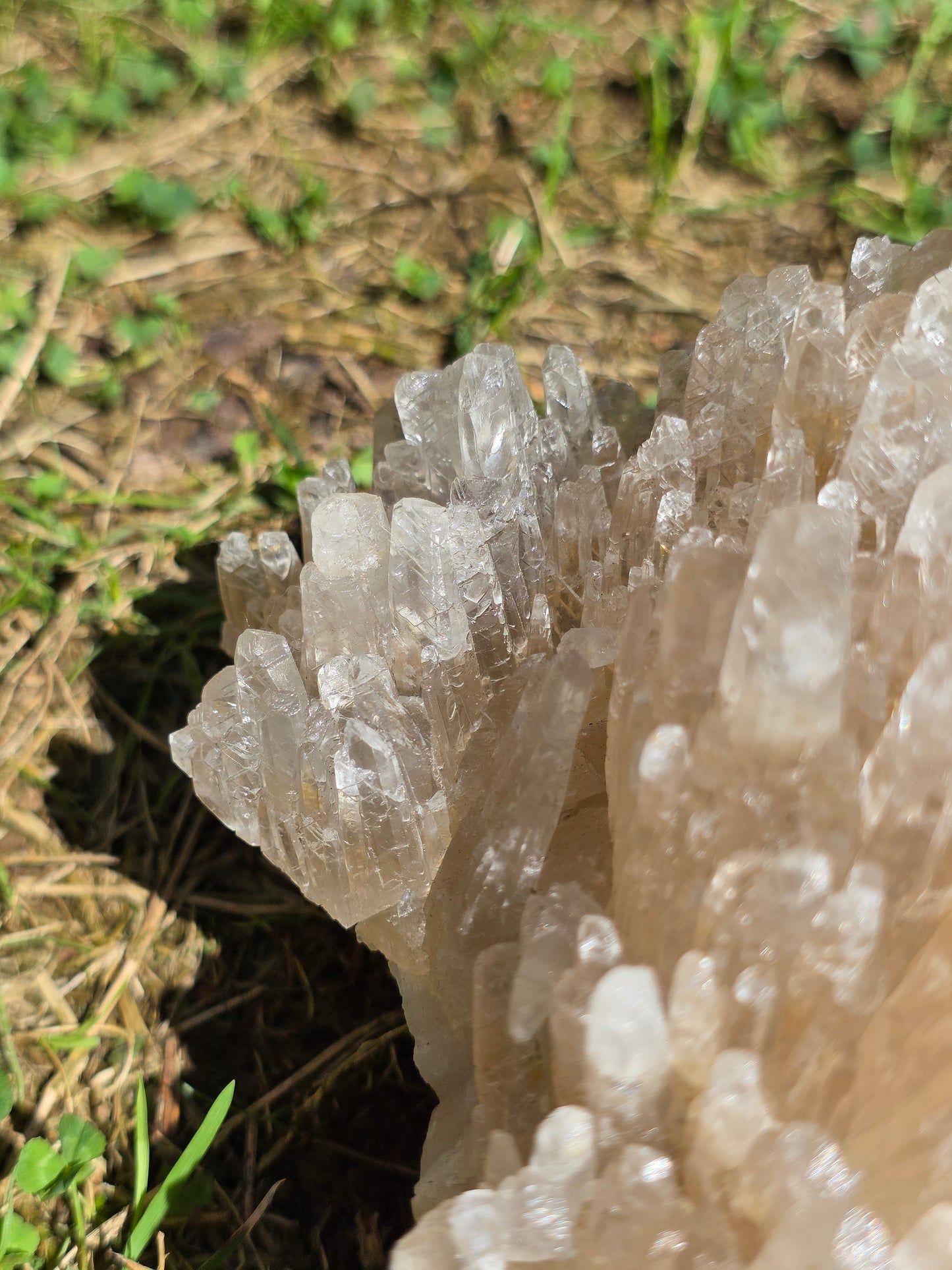 Superbe Calcite miel française (vidéo)