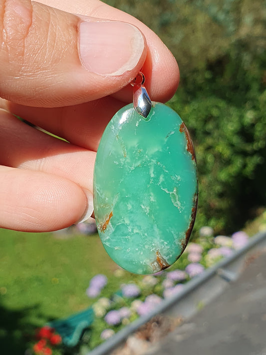 Pendentif Chysoprase CH10