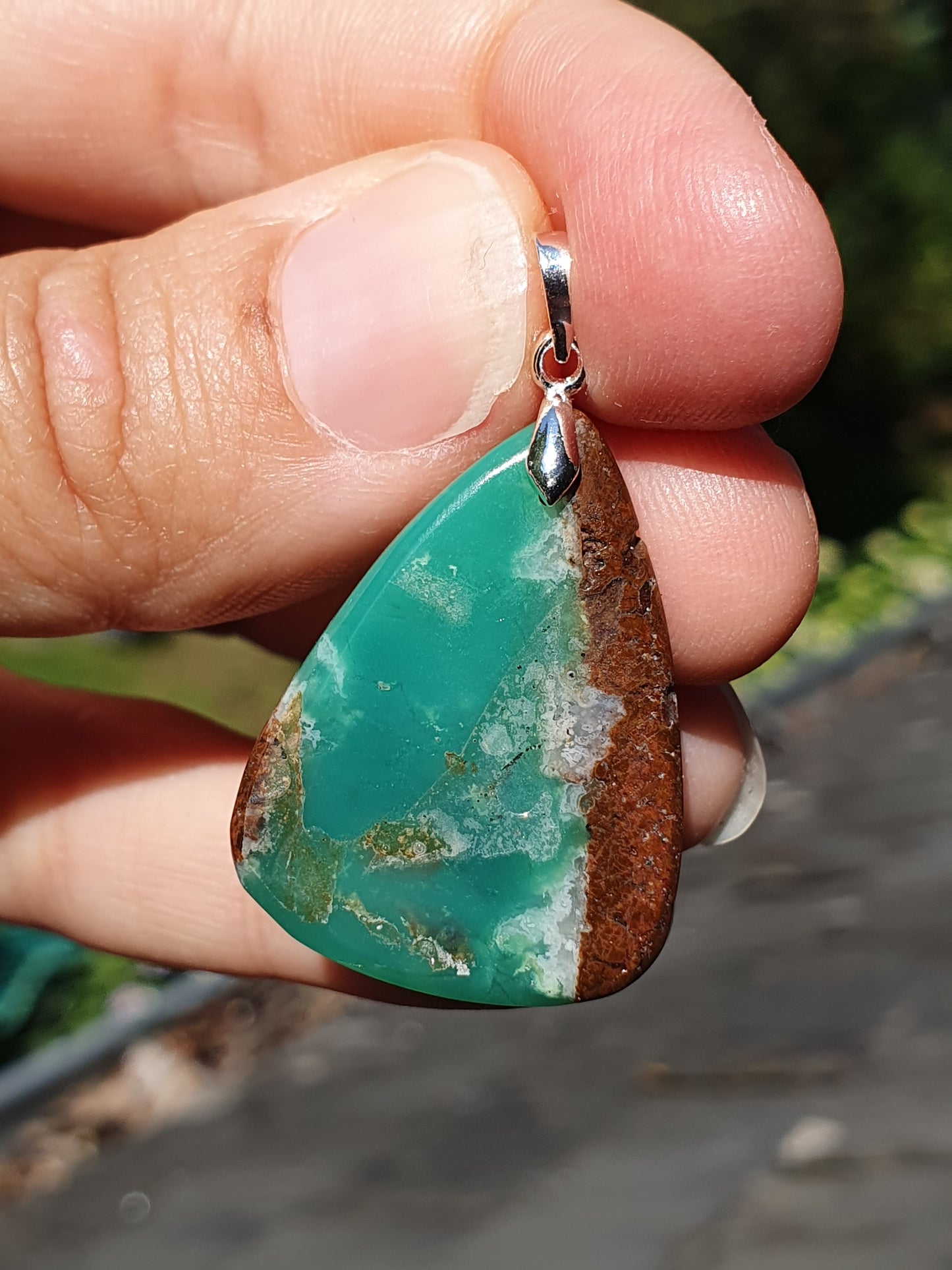 Pendentif Chysoprase CH5
