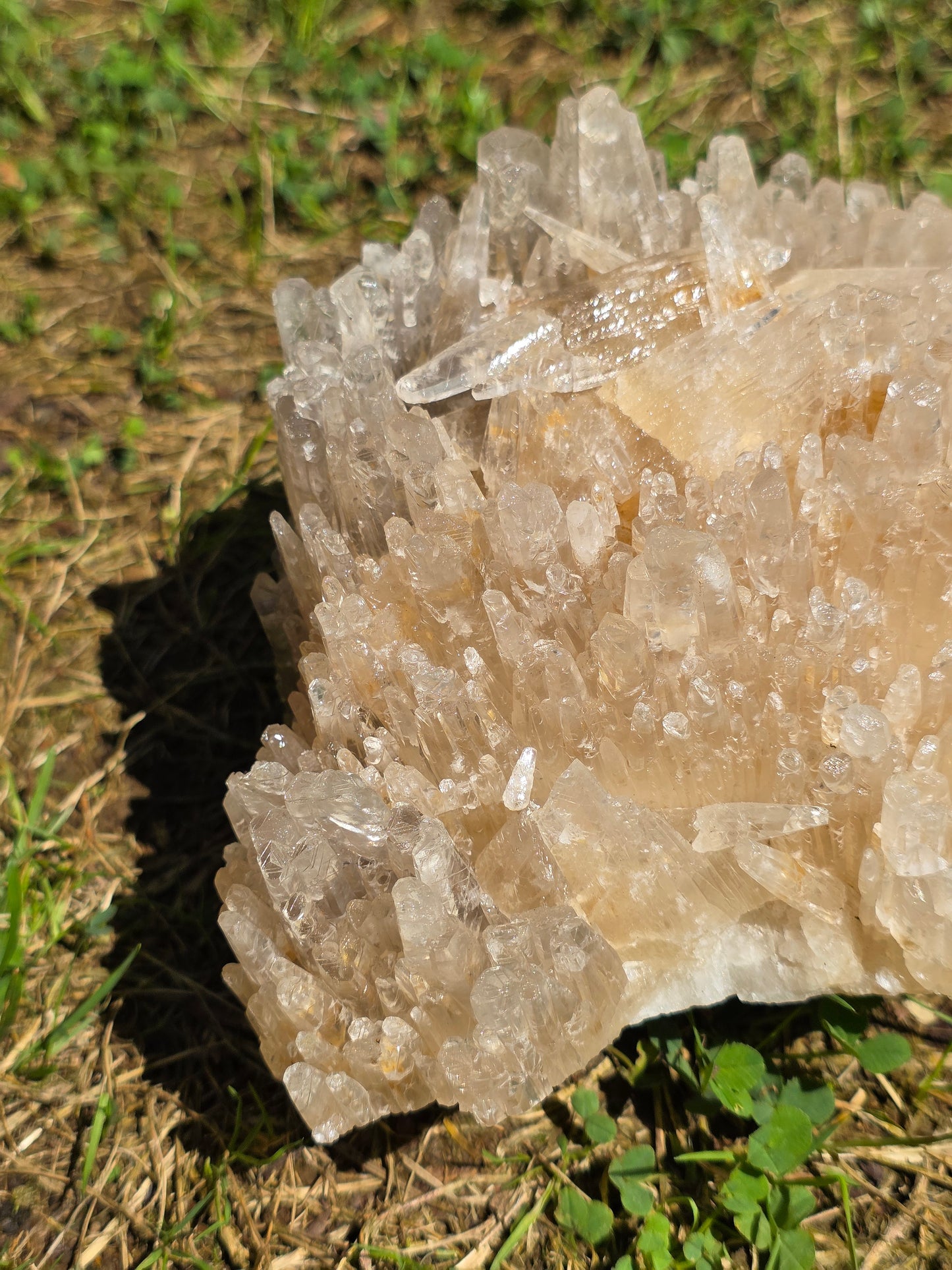 Superbe Calcite miel française (vidéo)