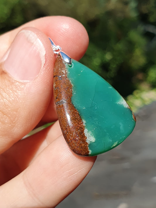 Pendentif Chysoprase CH5