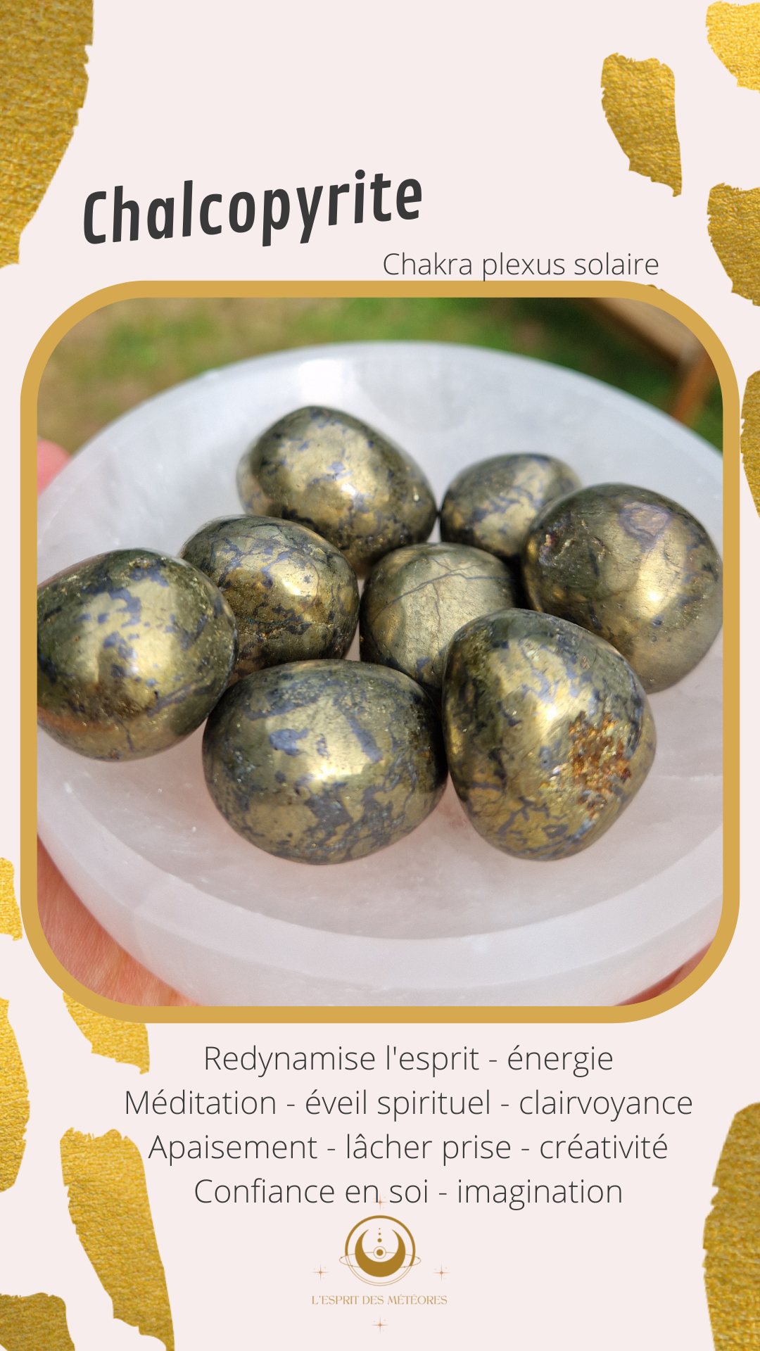 Chalcopyrite brute extra (à choisir)
