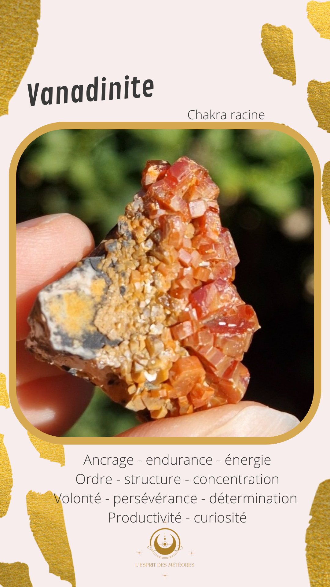 Vanadinite brute