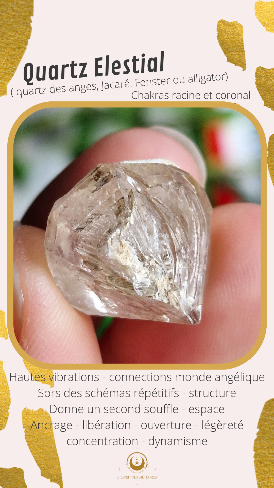 Petit Quartz Elestial (à choisir)