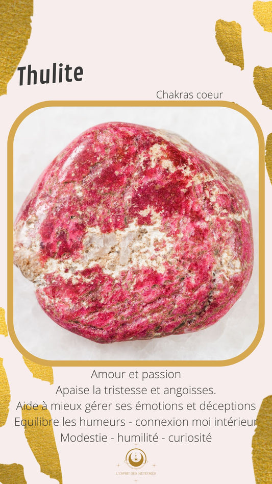 Pierre roulée Thulite