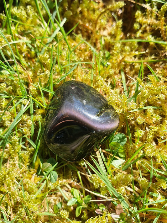 Pierre roulée Obsidienne Oeil Céleste
