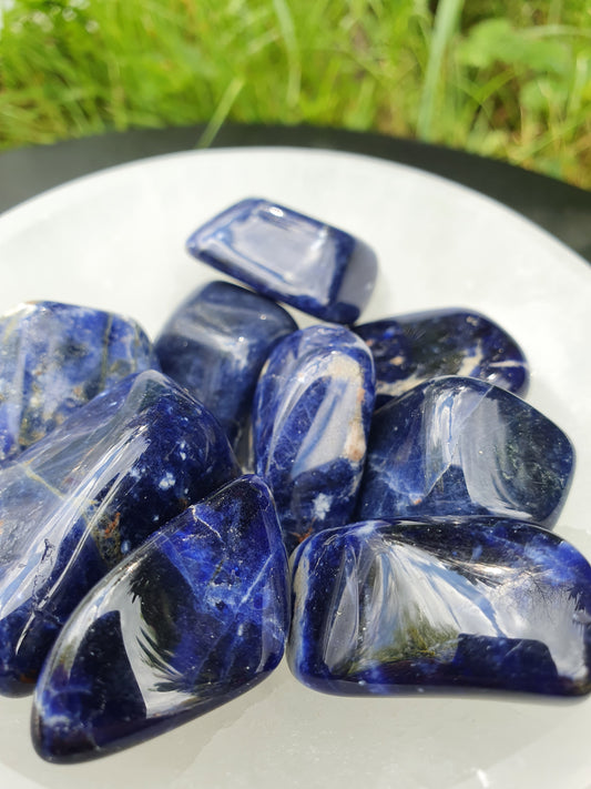 Pierre roulée Sodalite