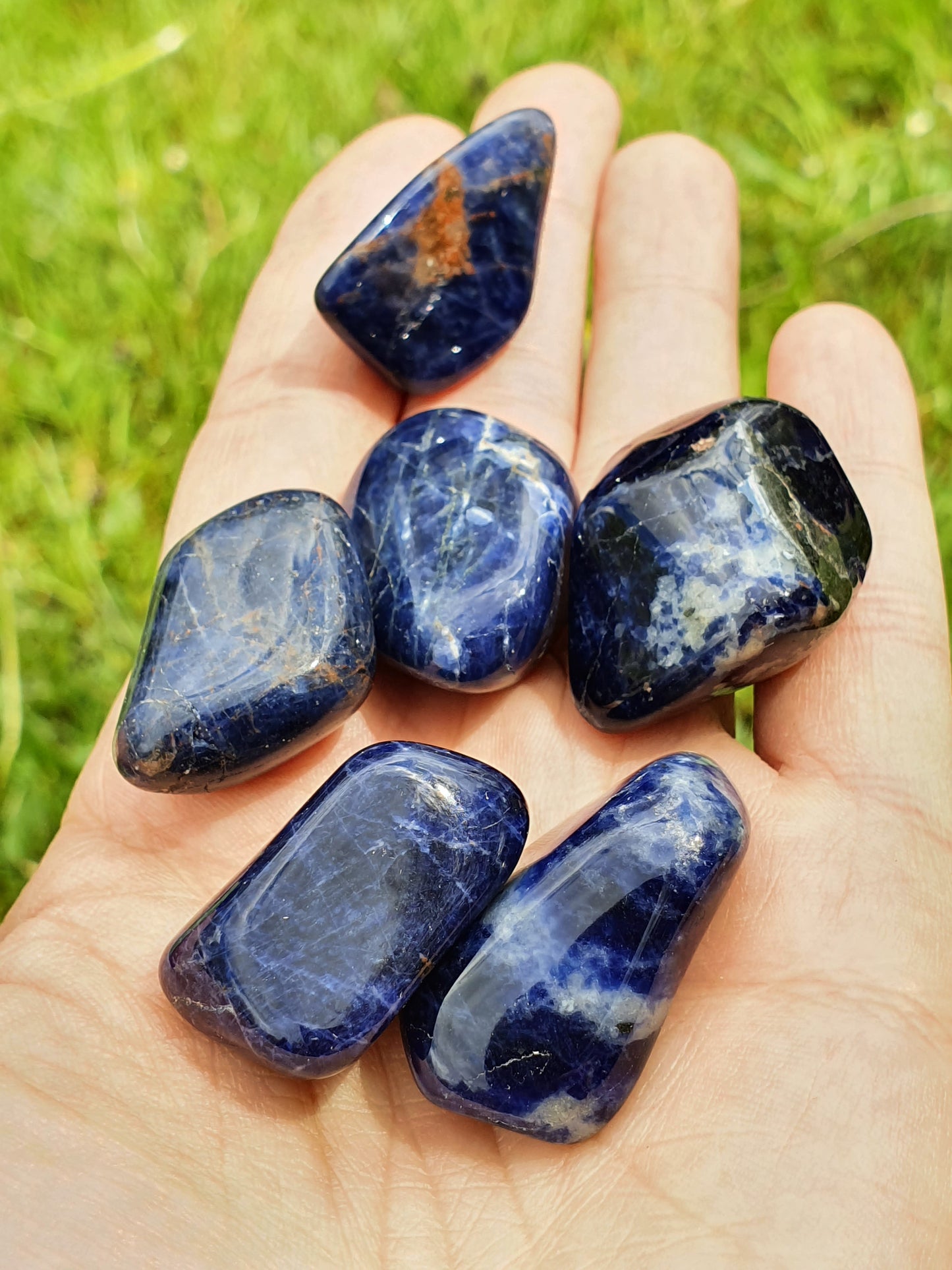 Pierre roulée Sodalite