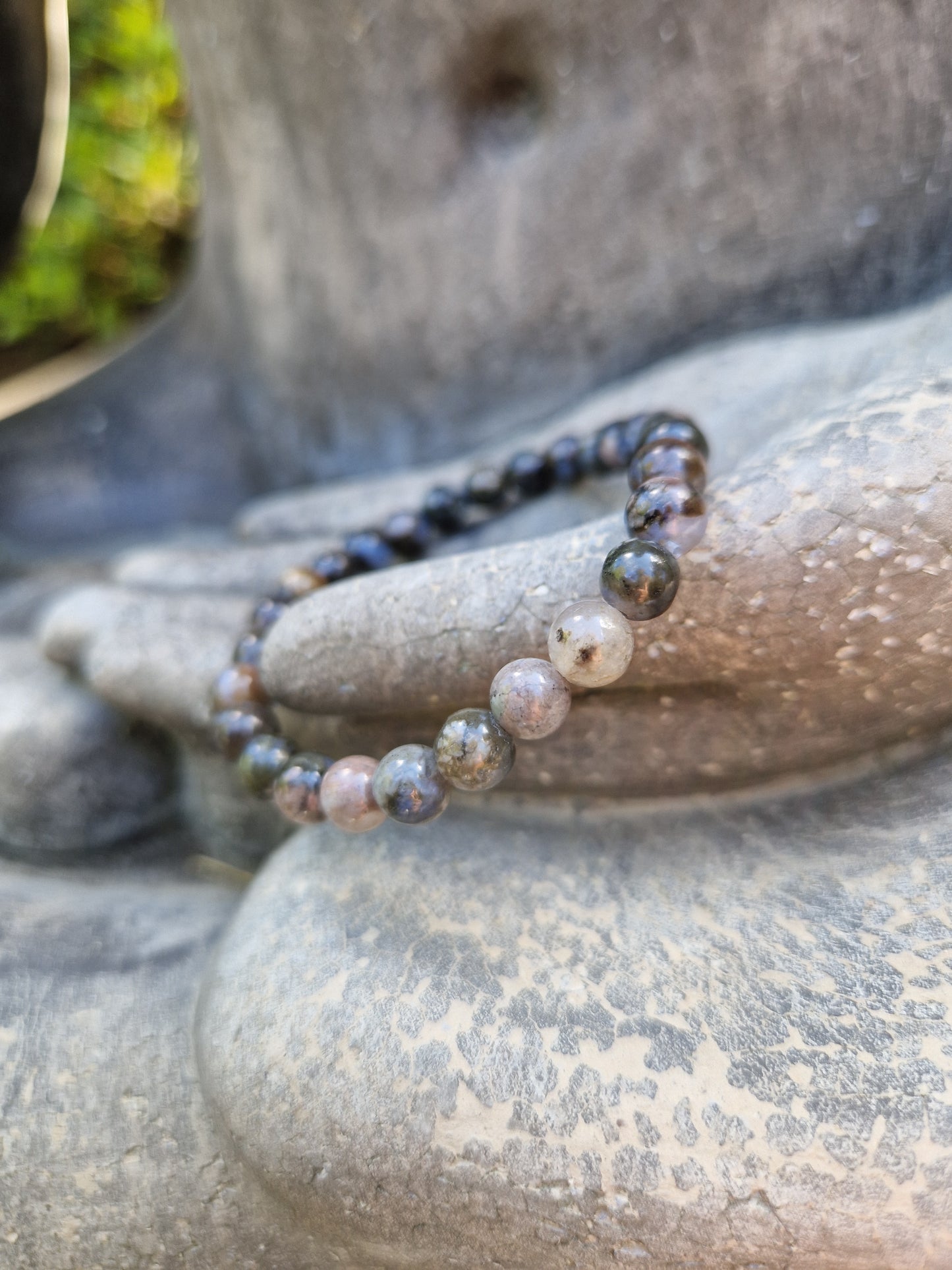 Bracelet Agate fossile