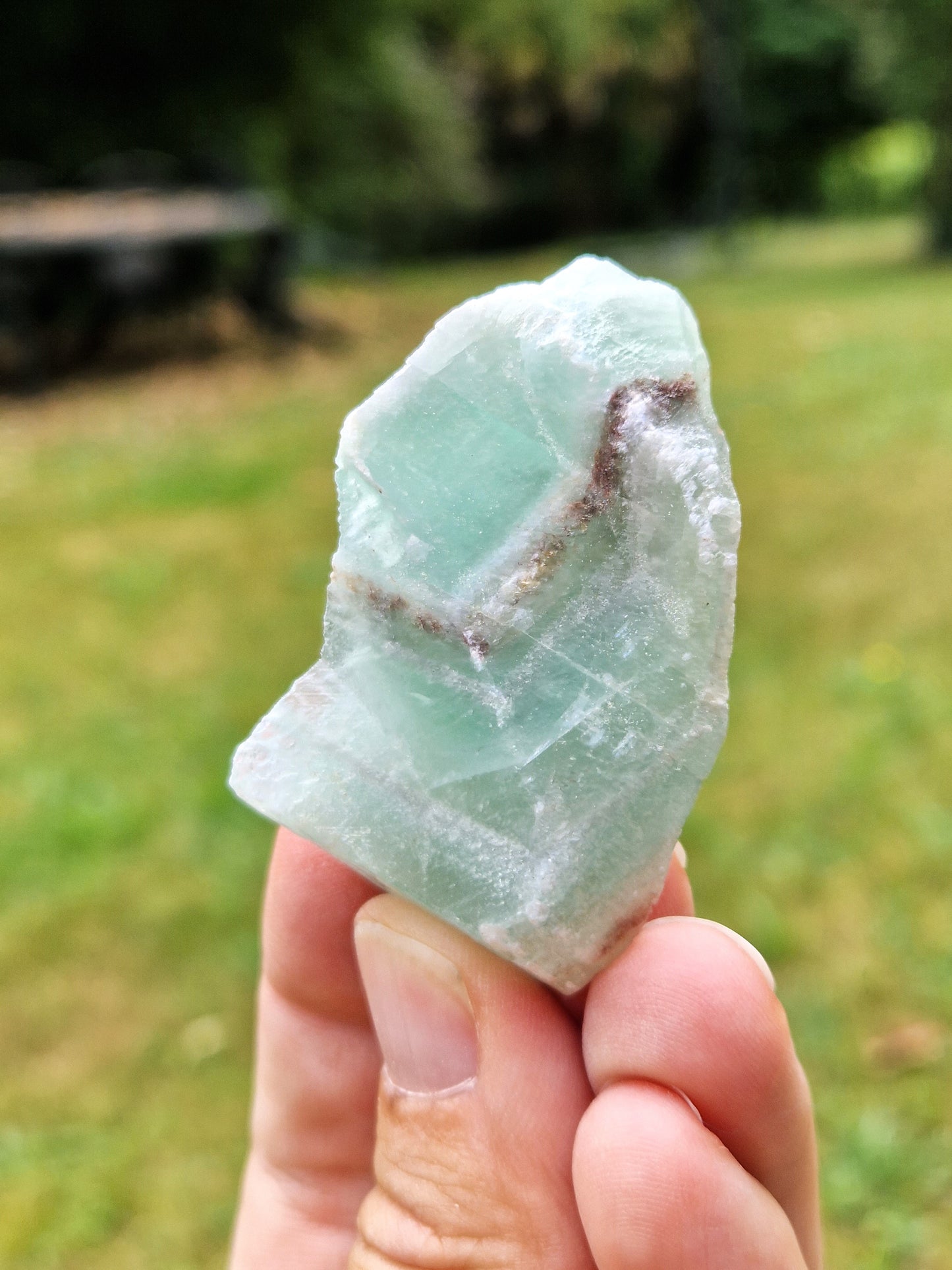 Calcite verte brute