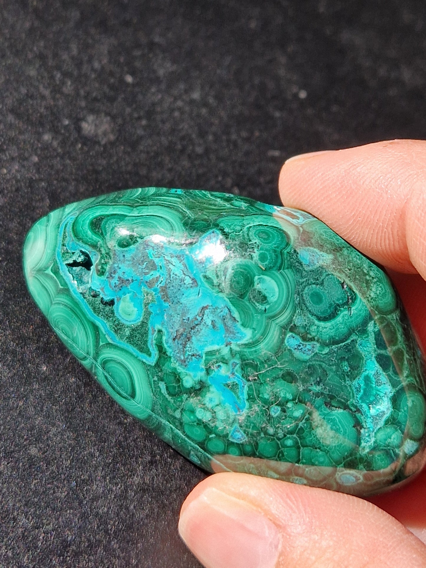 Malachite Chrysocolle veine AAA