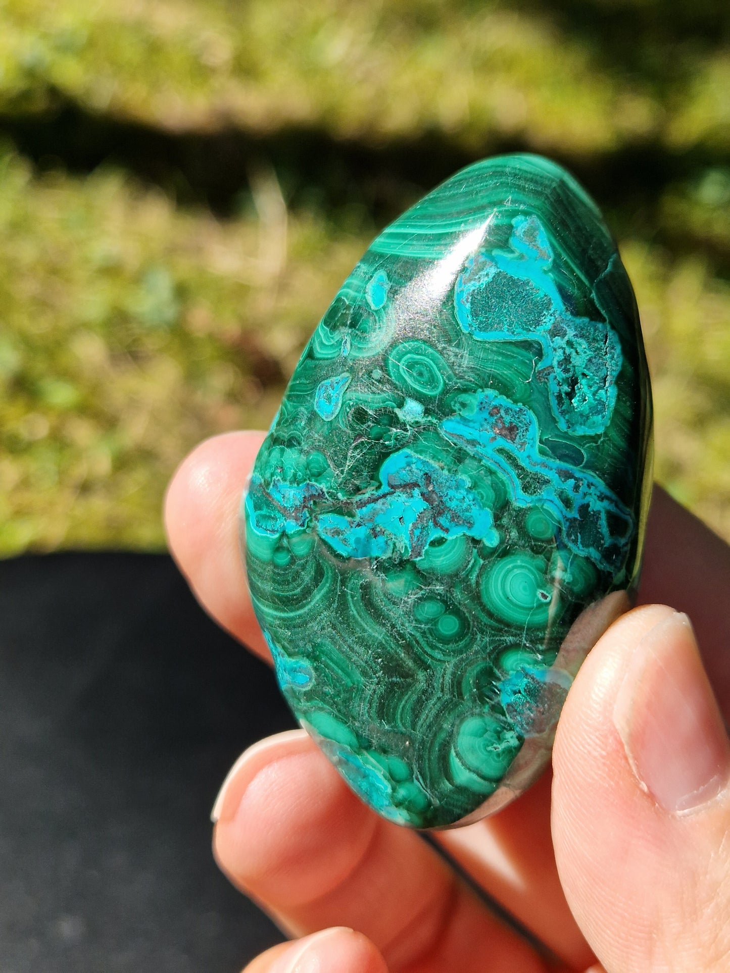 Malachite Chrysocolle veine AAA