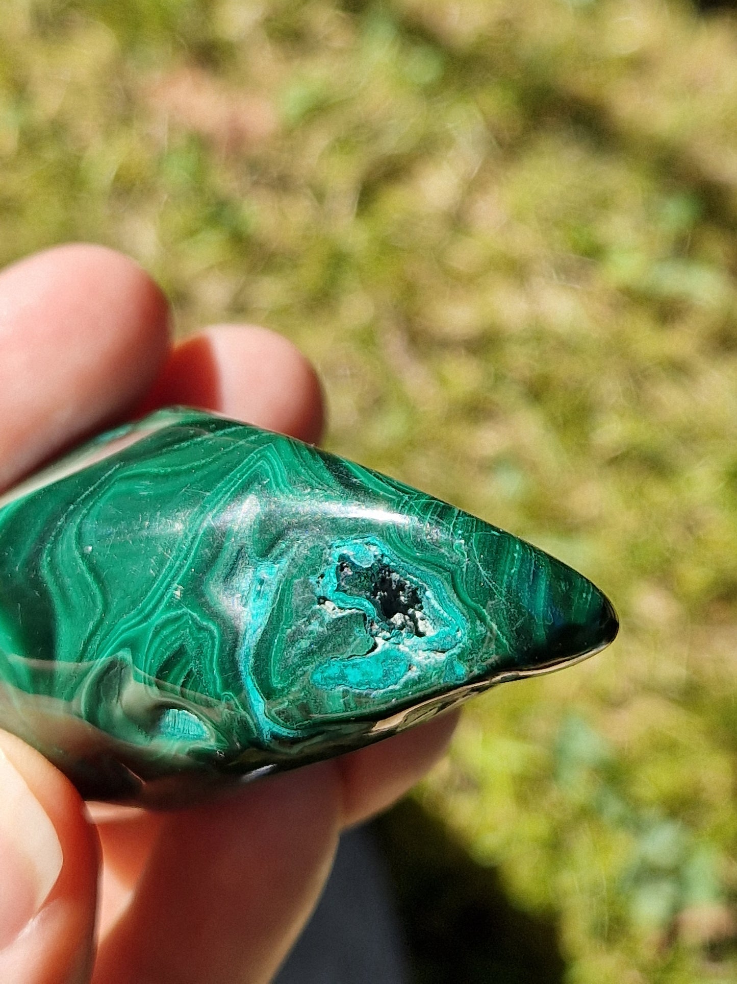 Malachite Chrysocolle veine AAA