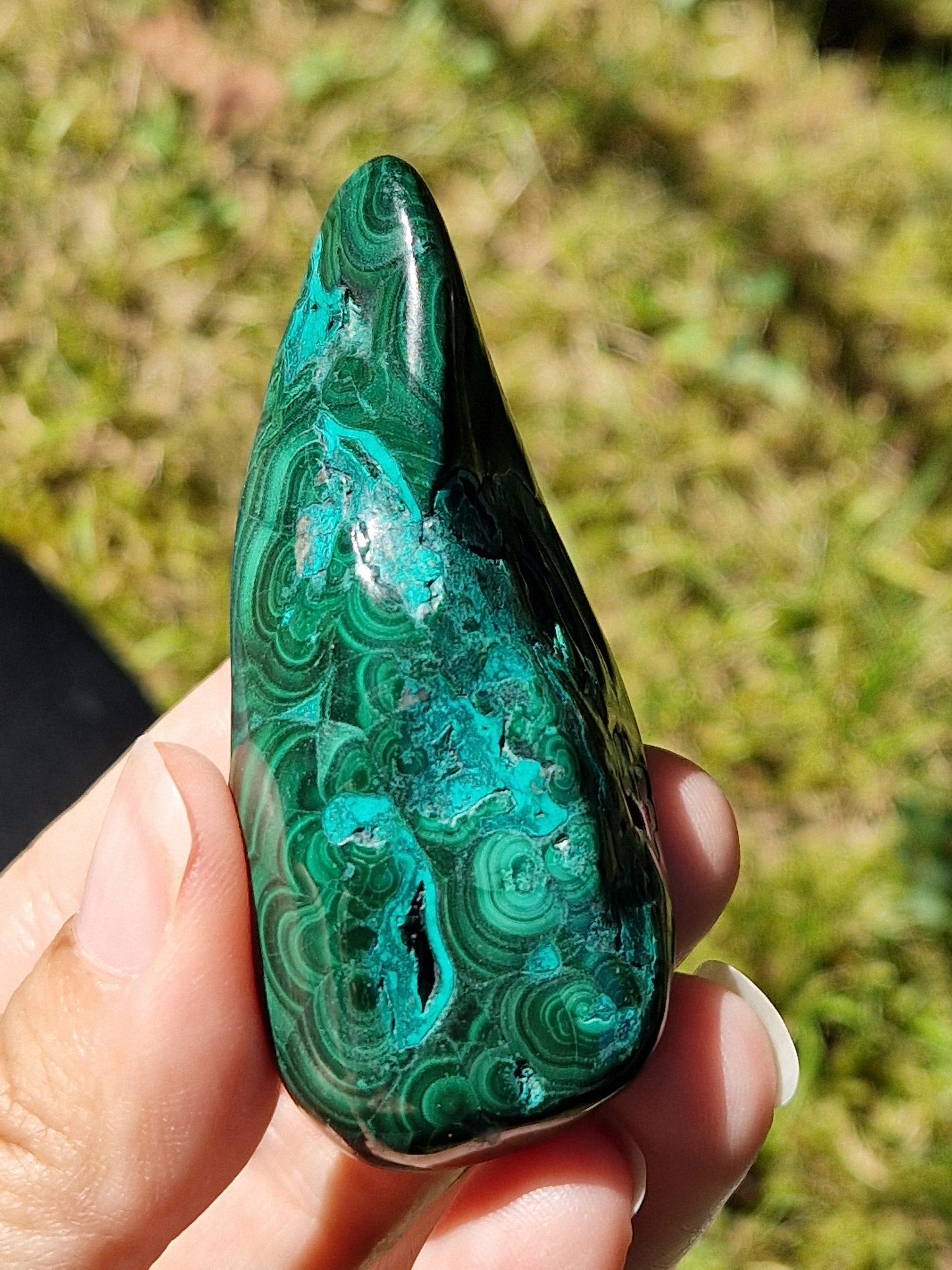 Malachite Chrysocolle veine AAA