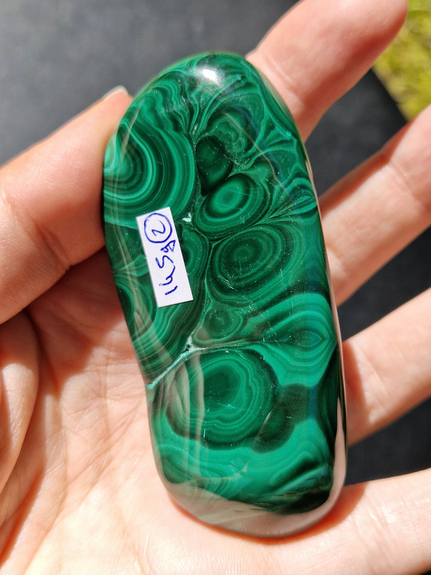 Forme libre Malachite