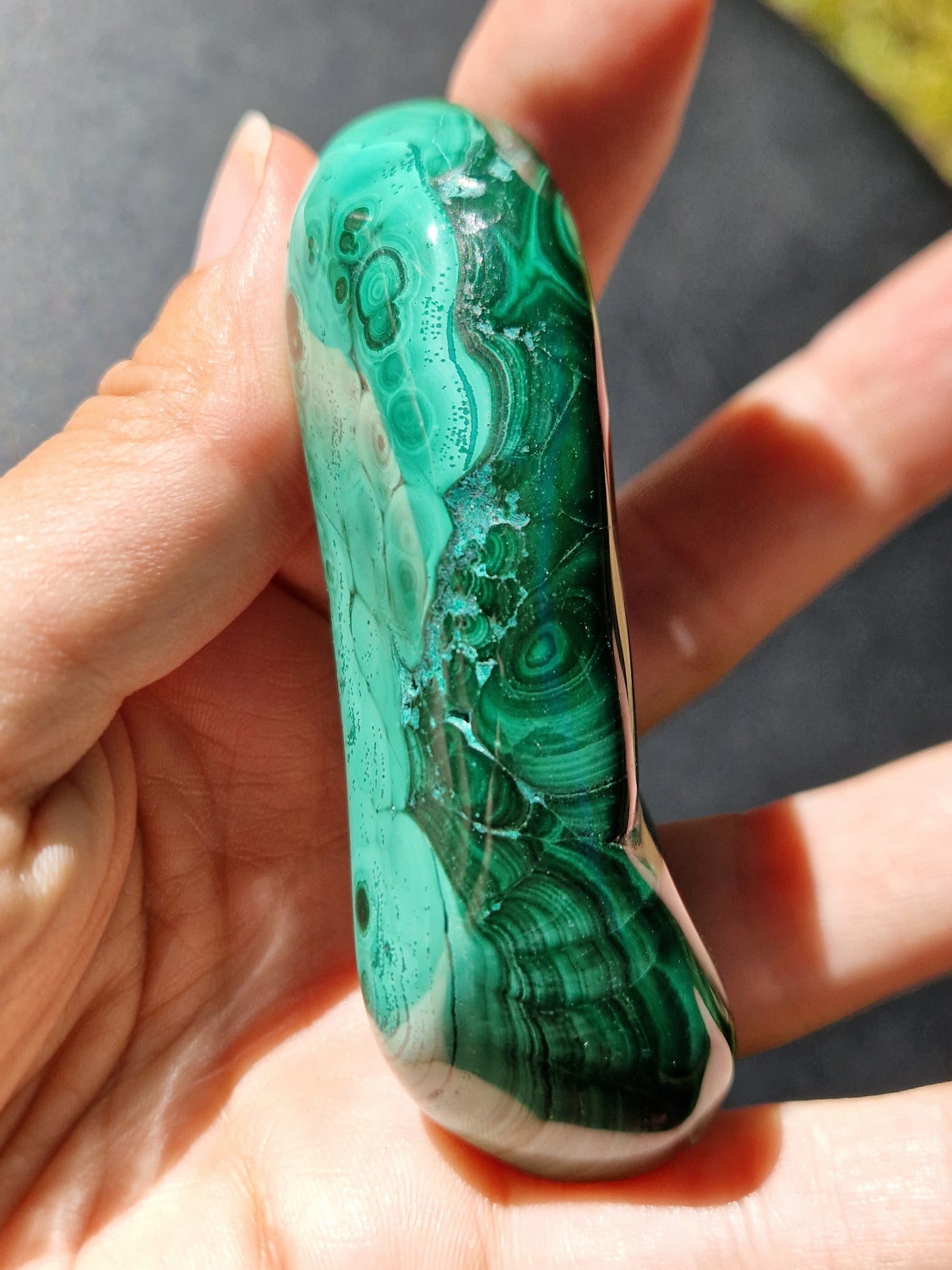 Forme libre Malachite