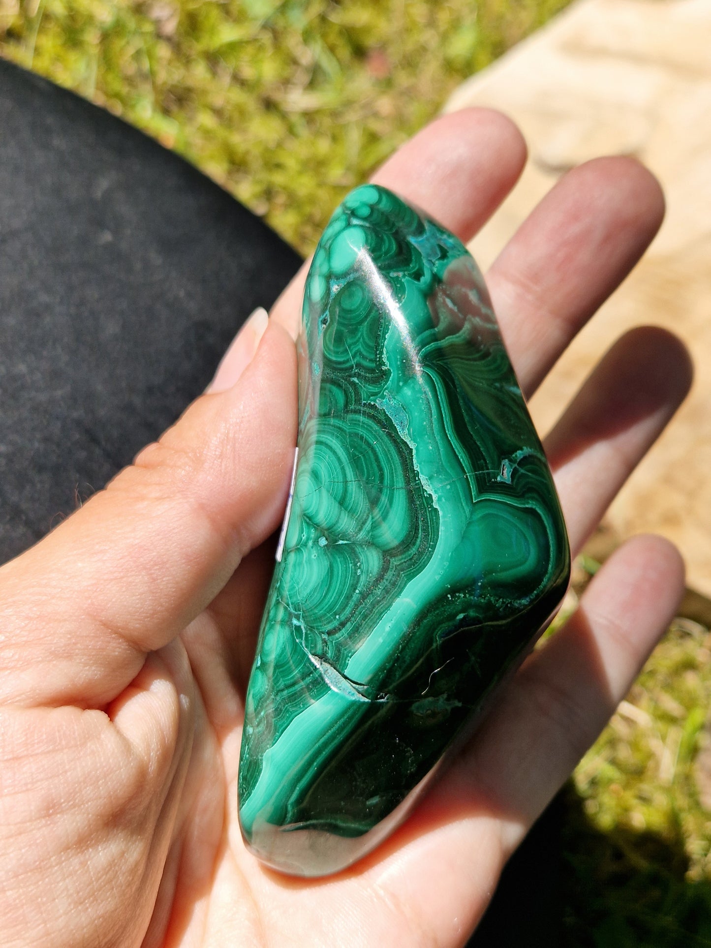 Forme libre Malachite