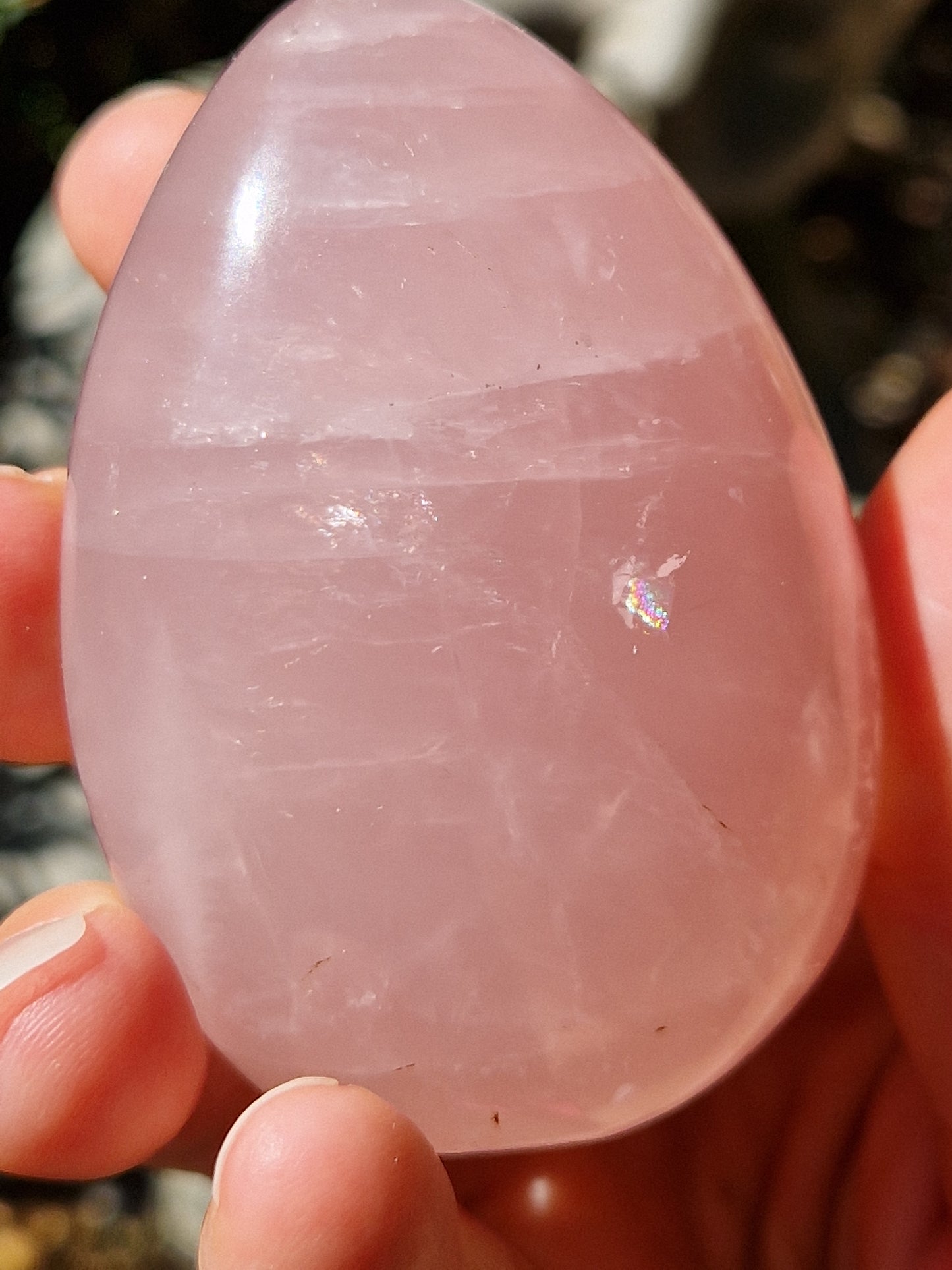 Forme libre Quartz rose