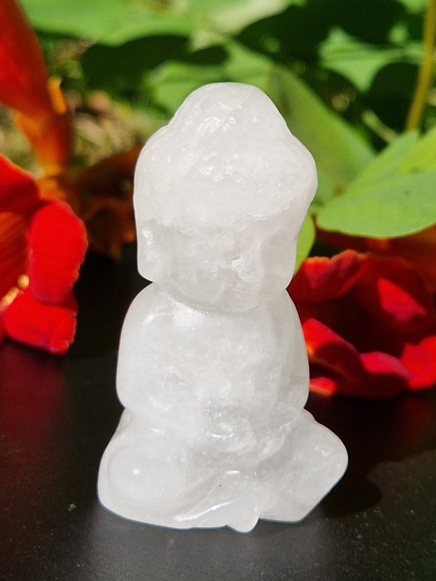 Bouddha Cristal de roche 50mm