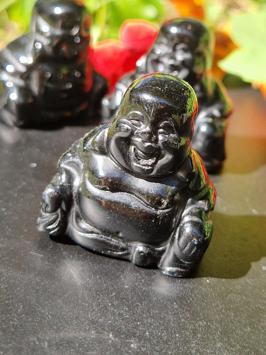 Bouddha Obsidienne noire 40mm (à choisir)