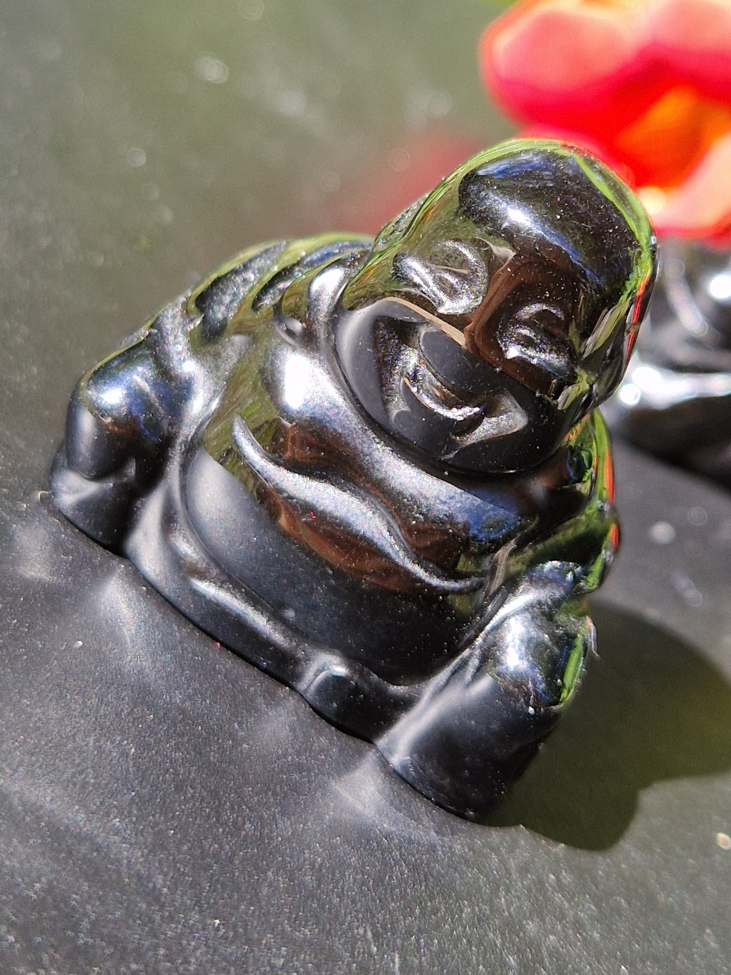 Bouddha Obsidienne noire 40mm (à choisir)