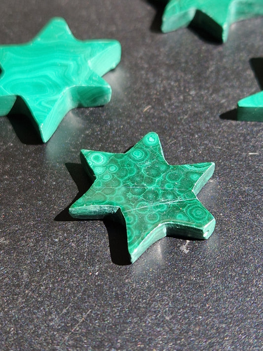 Etoile en Malachite