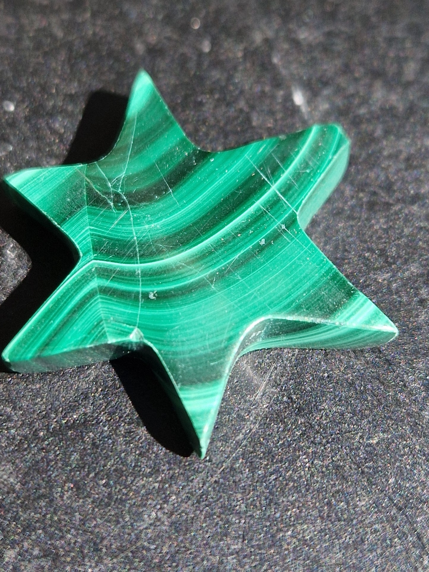 Etoile en Malachite