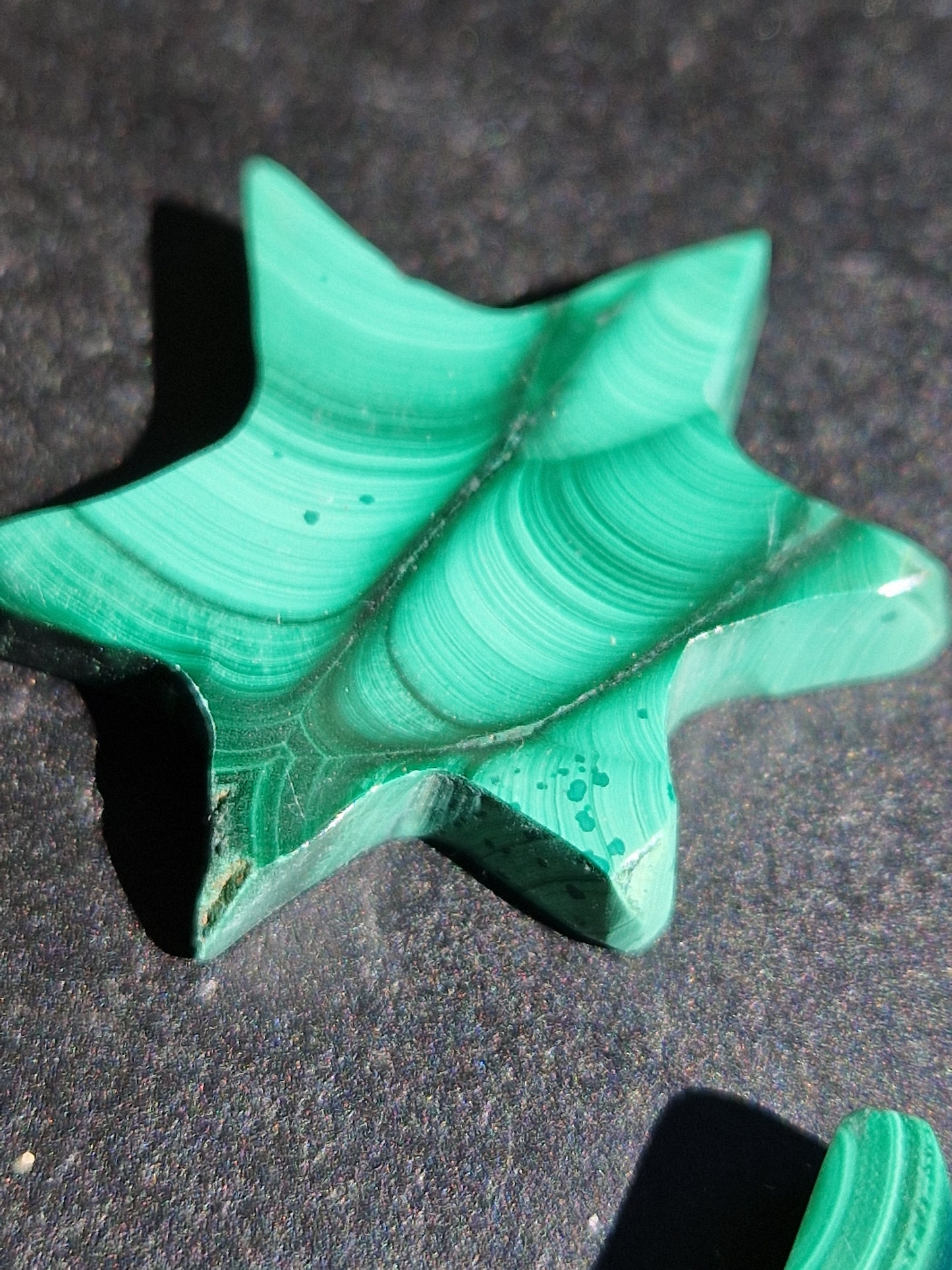 Etoile en Malachite