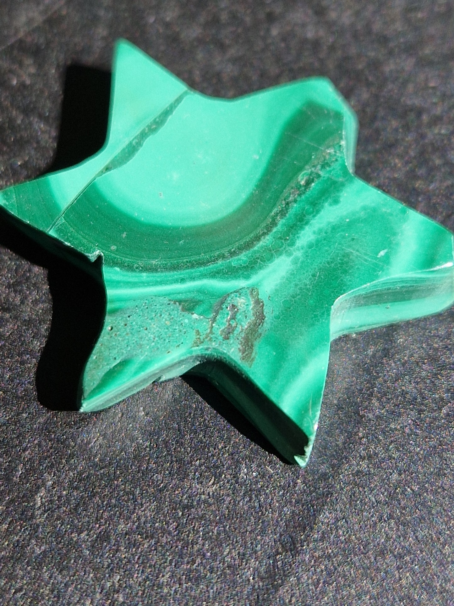Etoile en Malachite