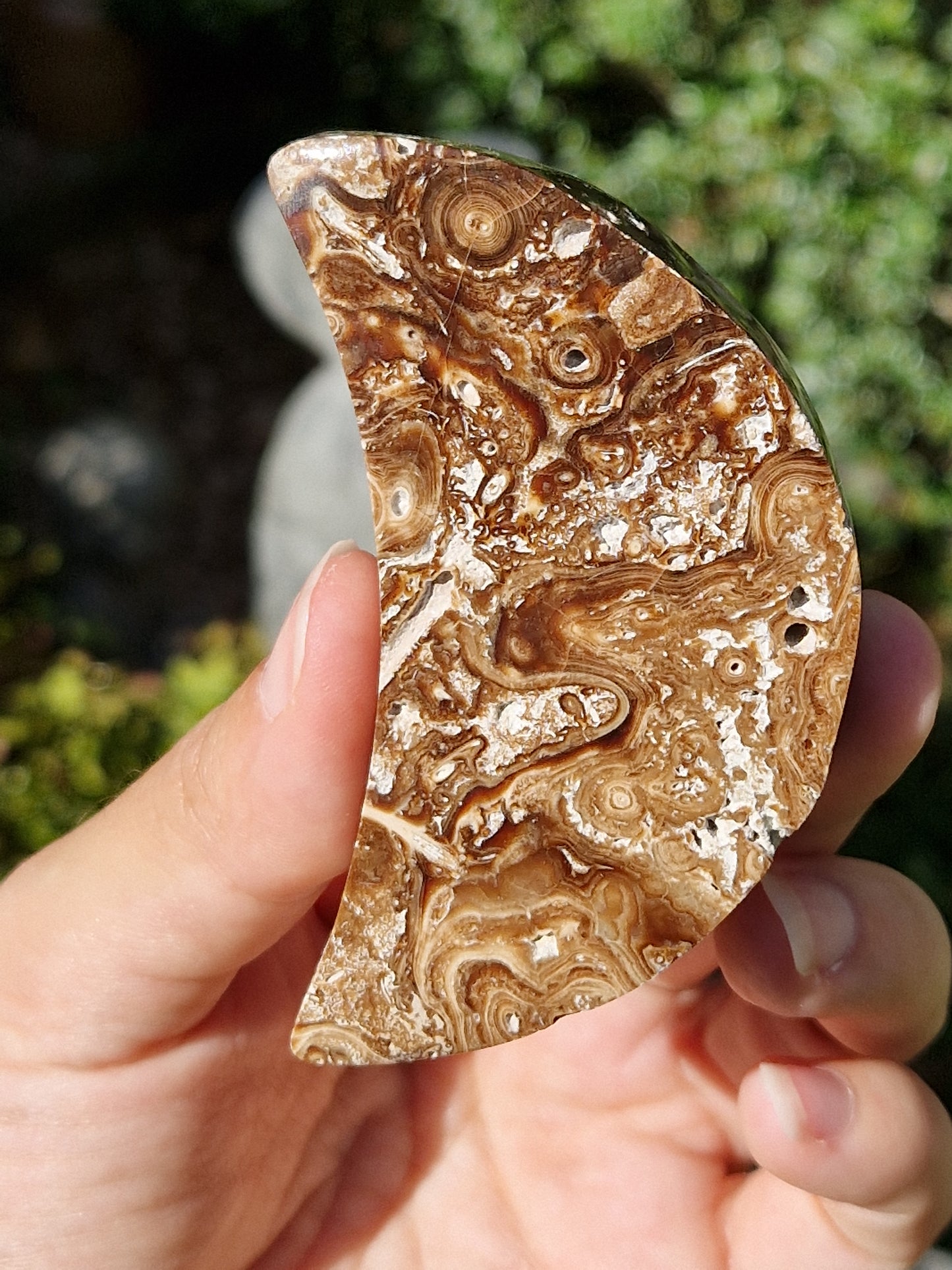 Lune Calcite chocolat B