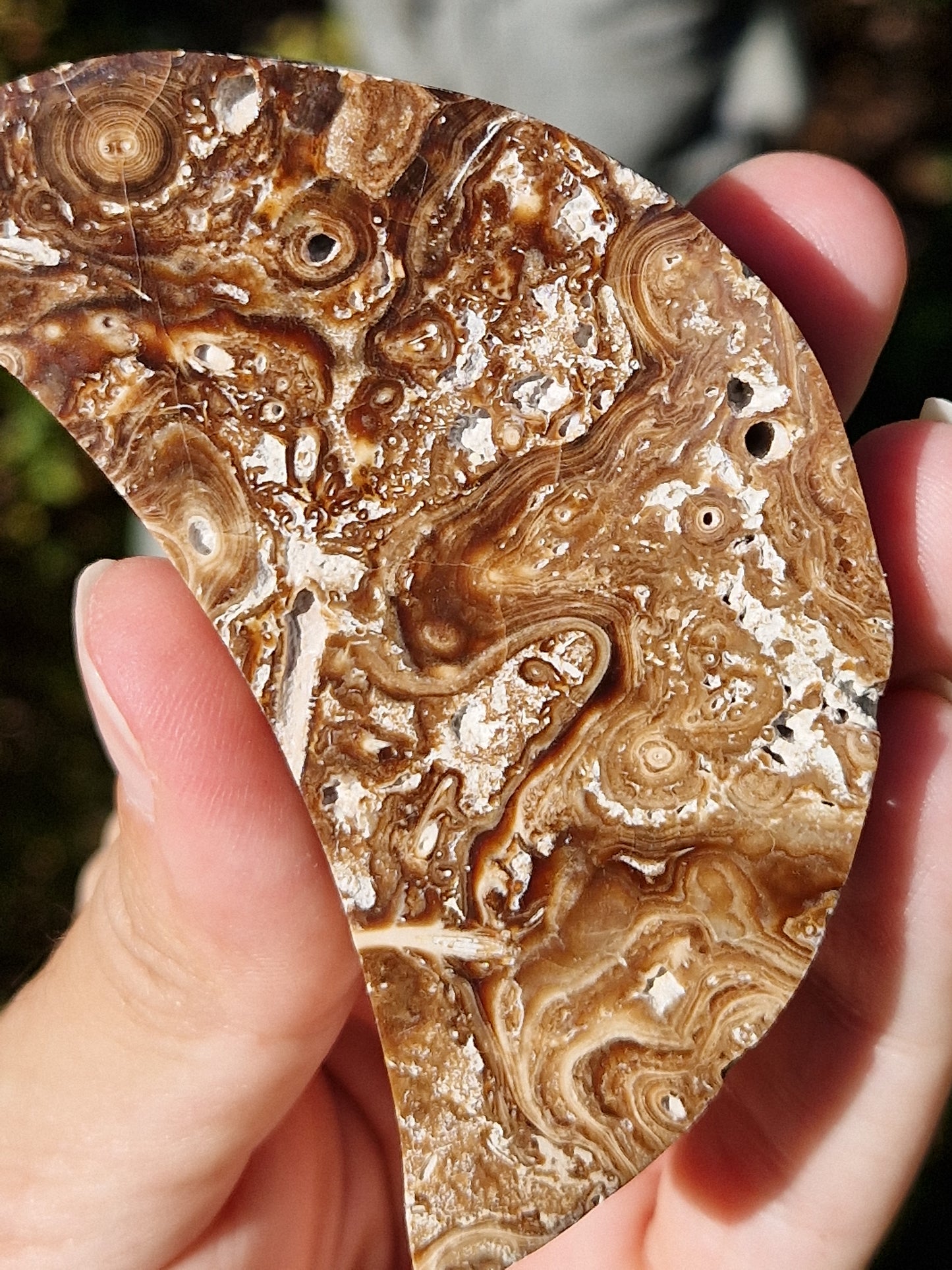 Lune Calcite chocolat B