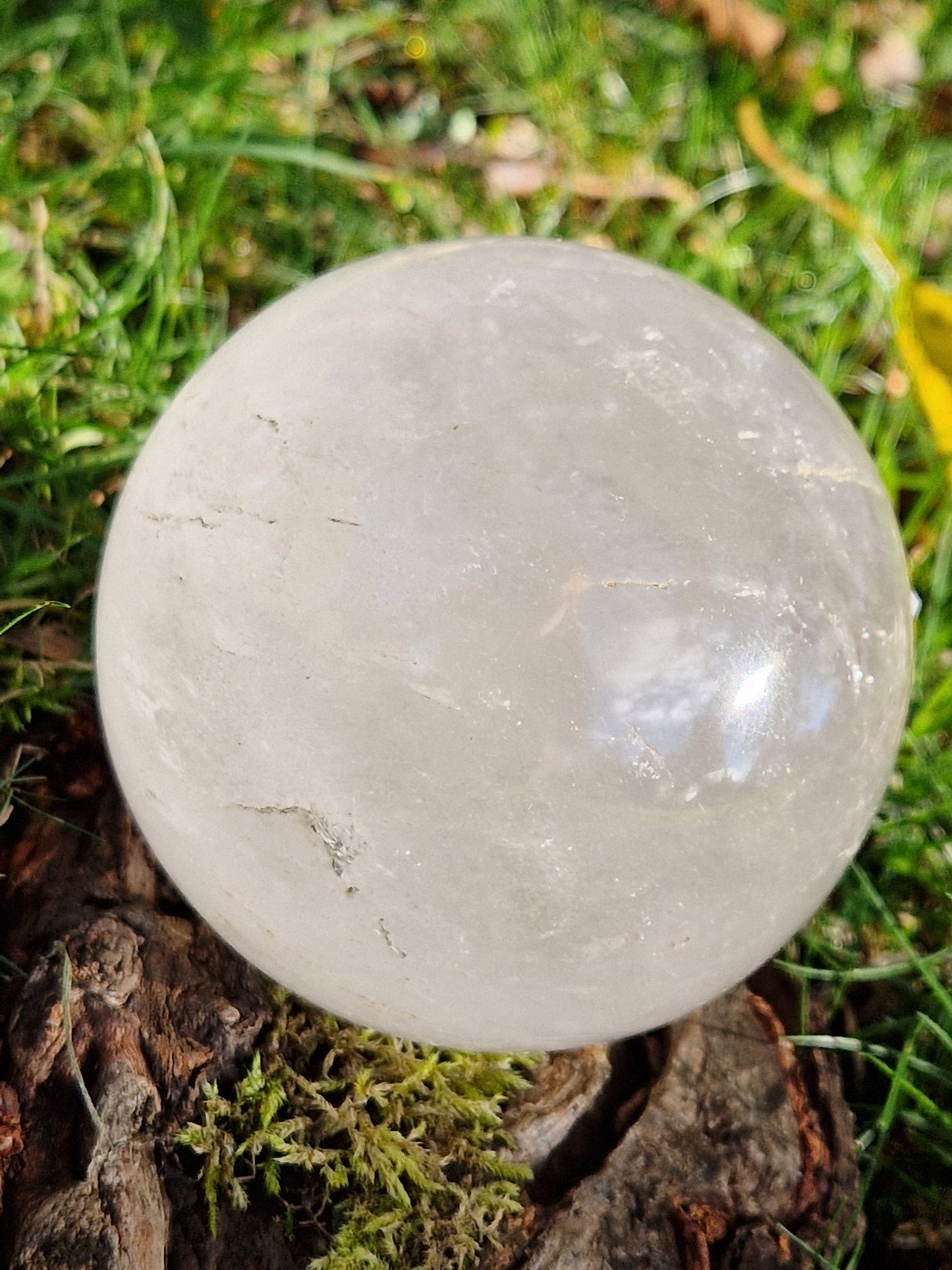 Grosse sphère Cristal de roche