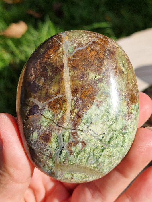 Galet Chrysoprase (à choisir)