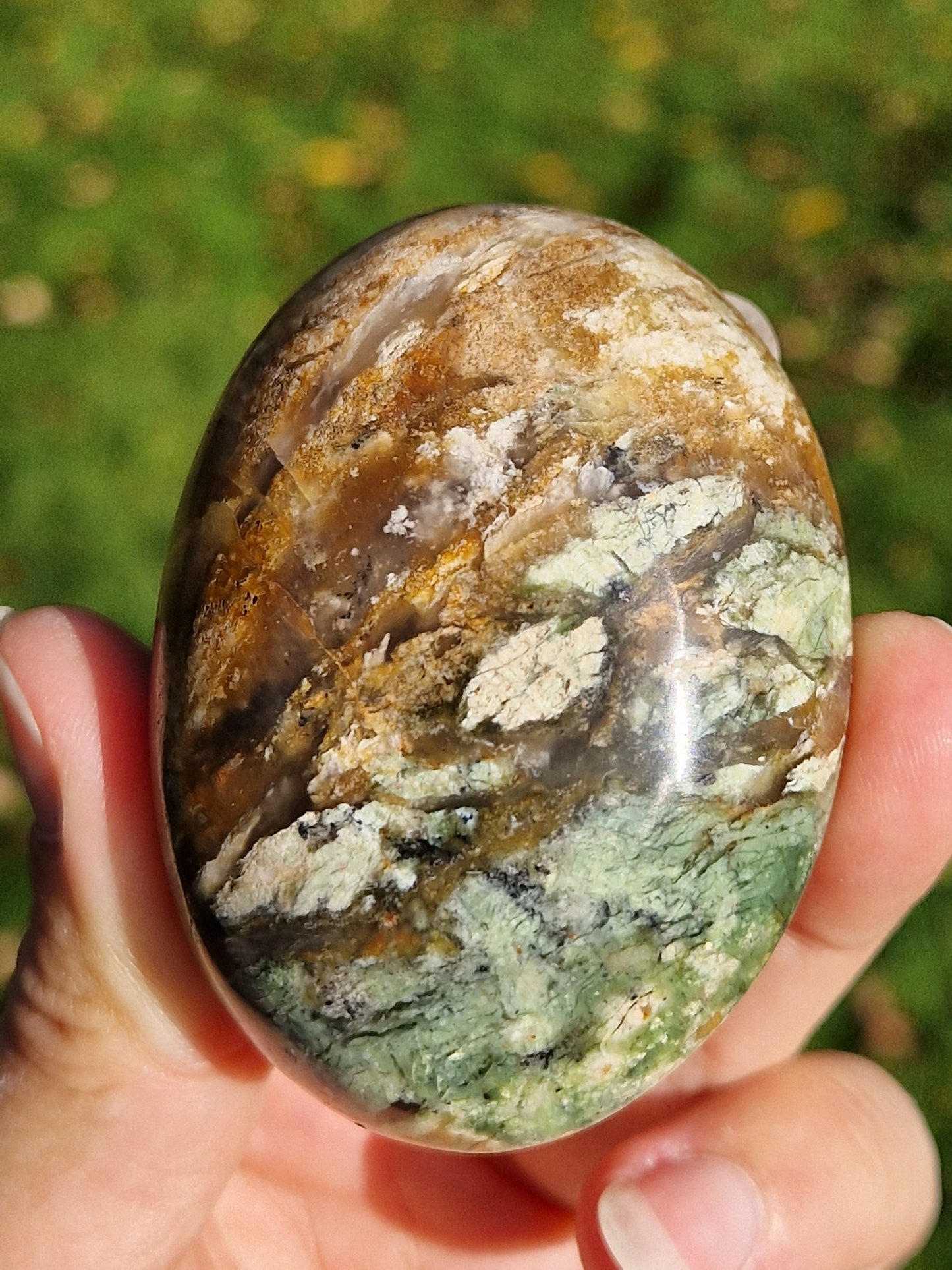 Galet Chrysoprase (à choisir)