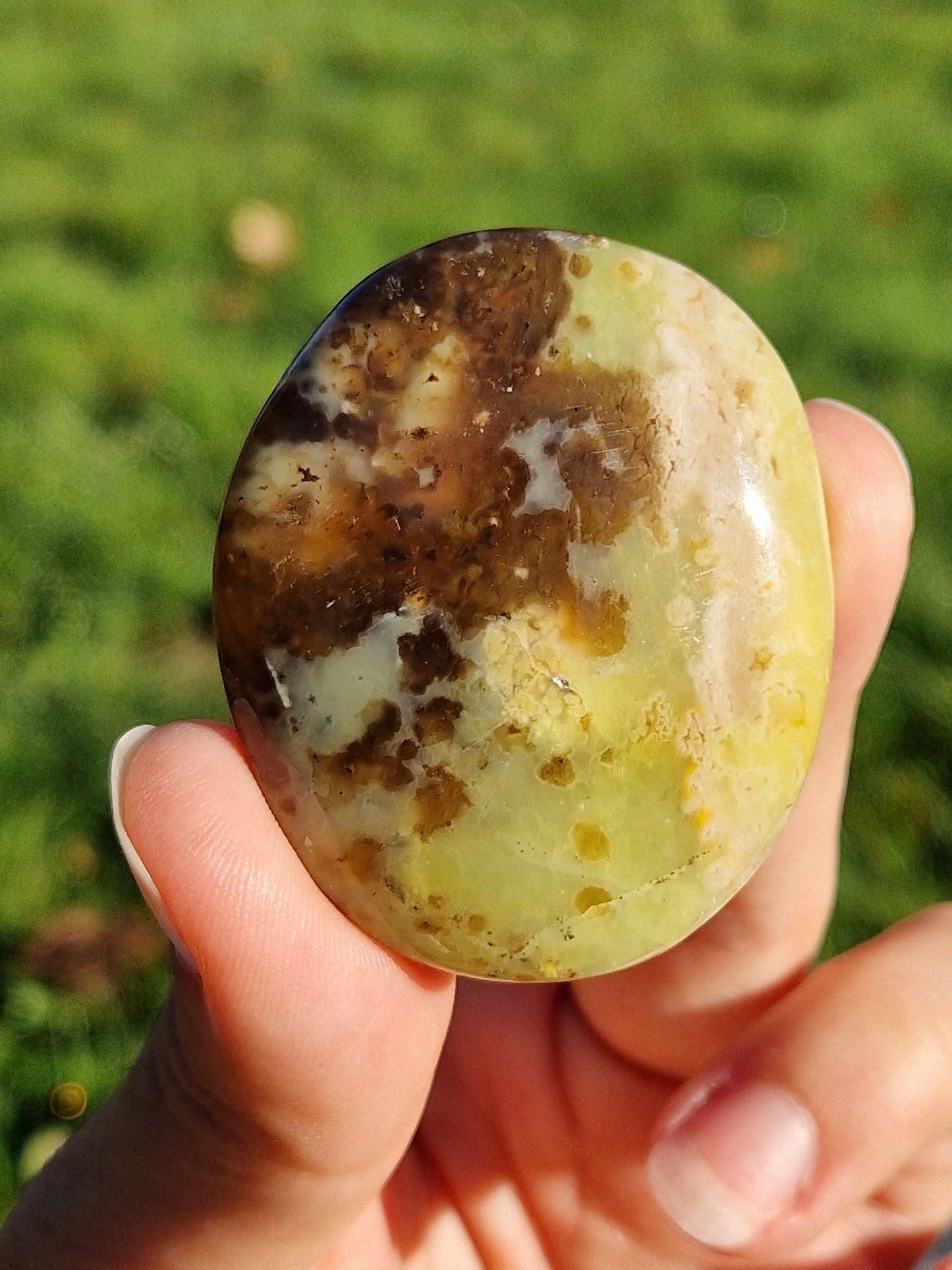Galet Opale verte extra ( à choisir)