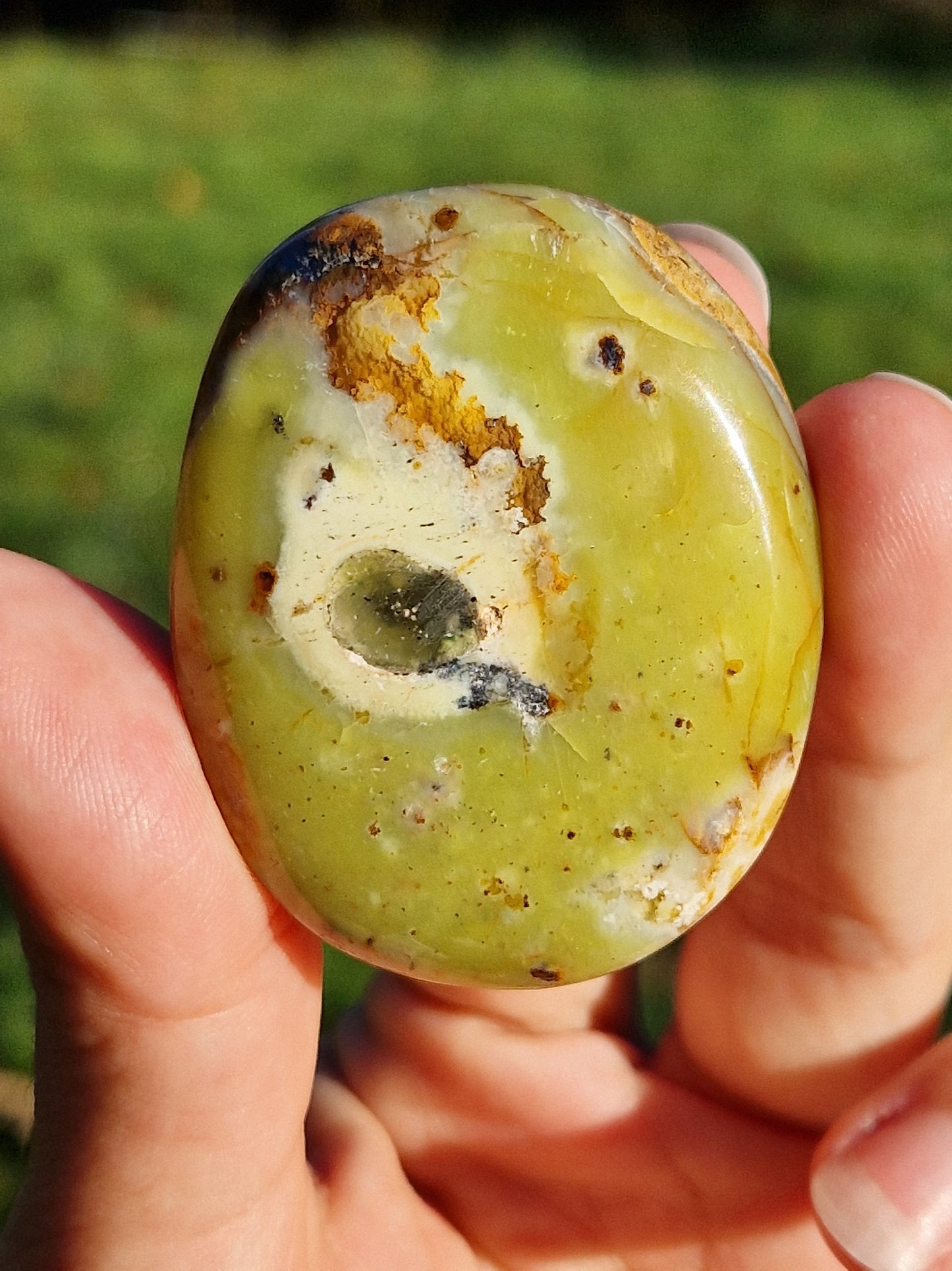 Galet Opale verte extra ( à choisir)