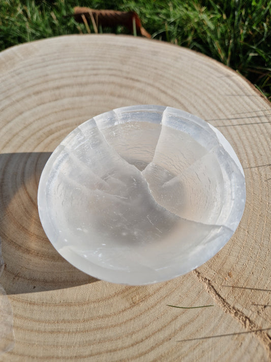 Bol rond Sélénite (2 tailles)