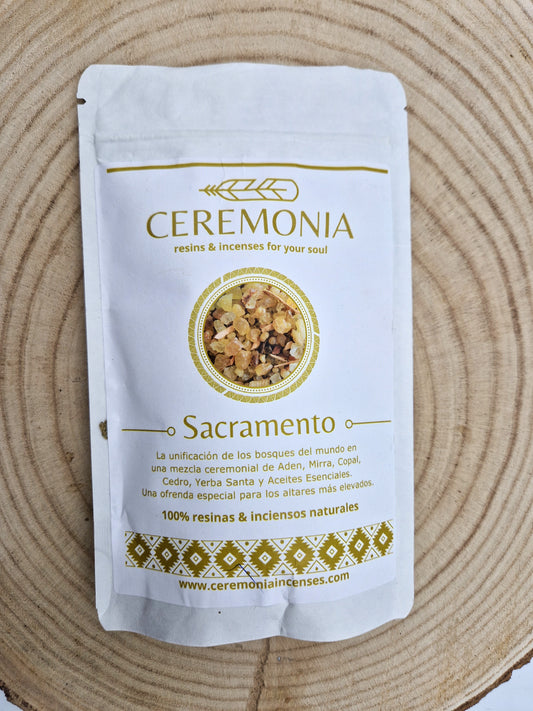 Sachet résines et encens Mélange Sacramento 100g