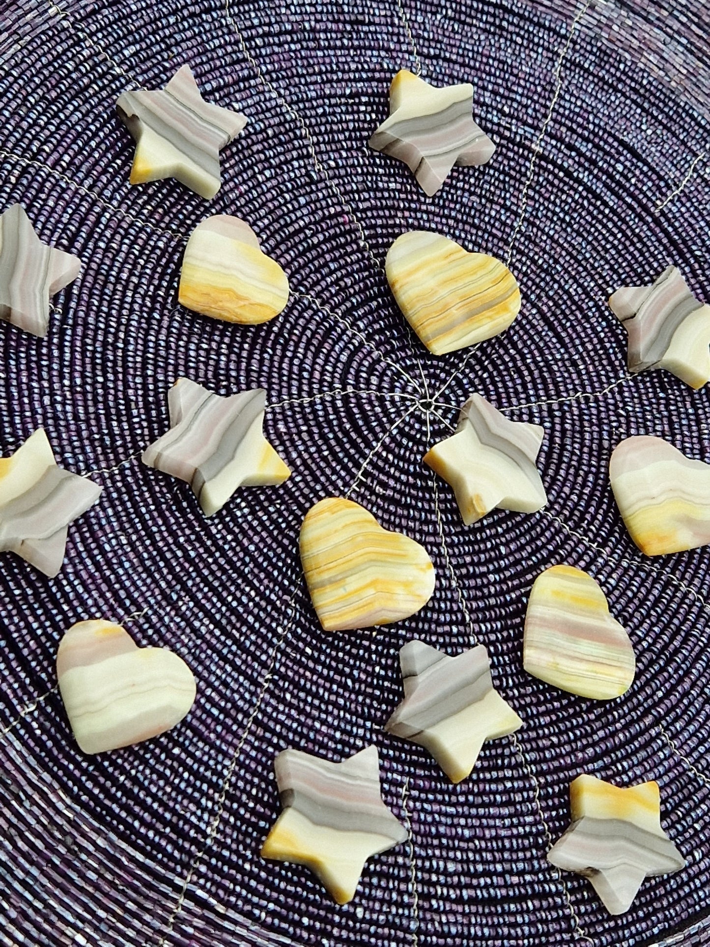 Etoile ou coeur en Aragonite