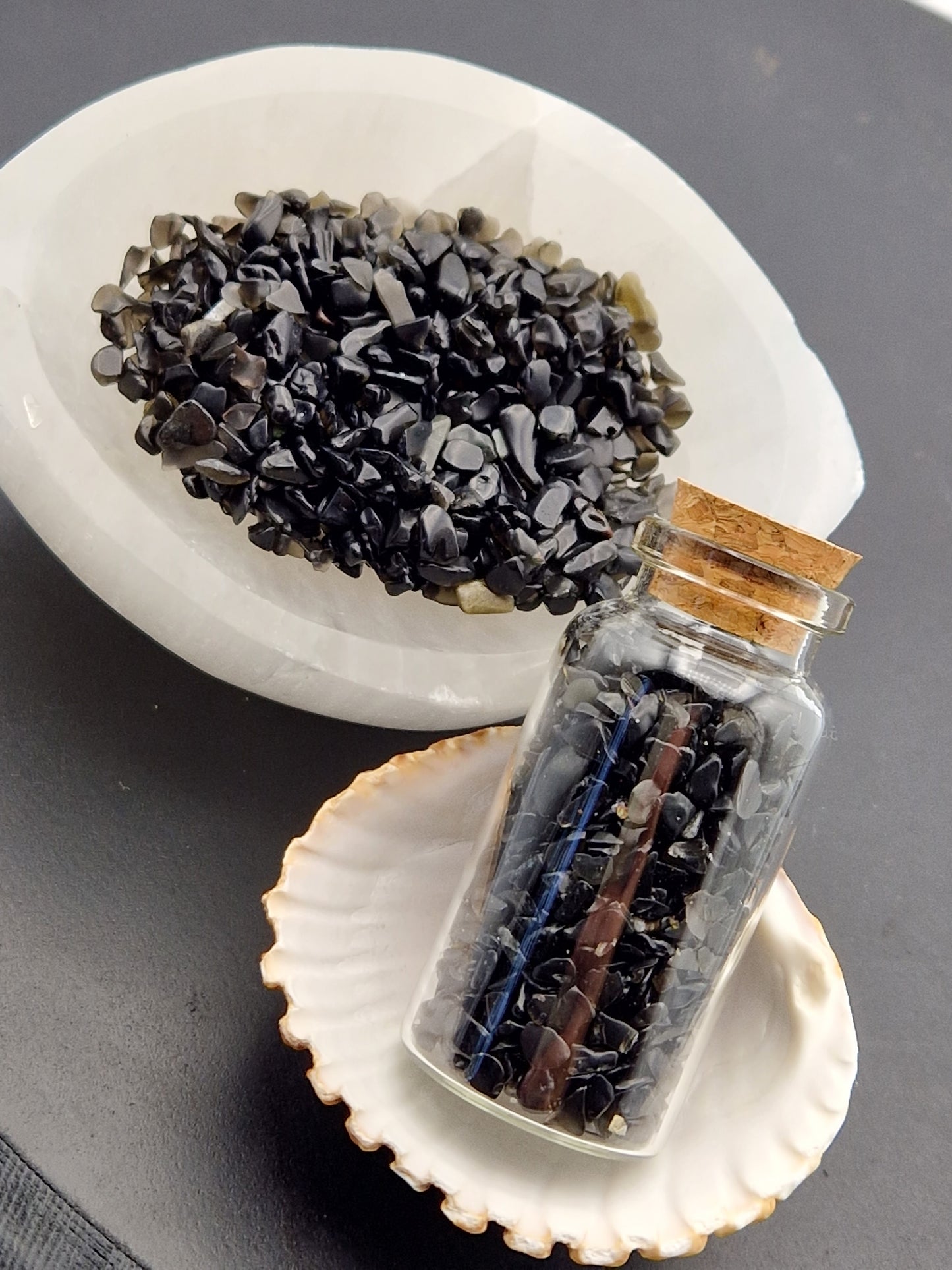 Fiole Obsidienne noire