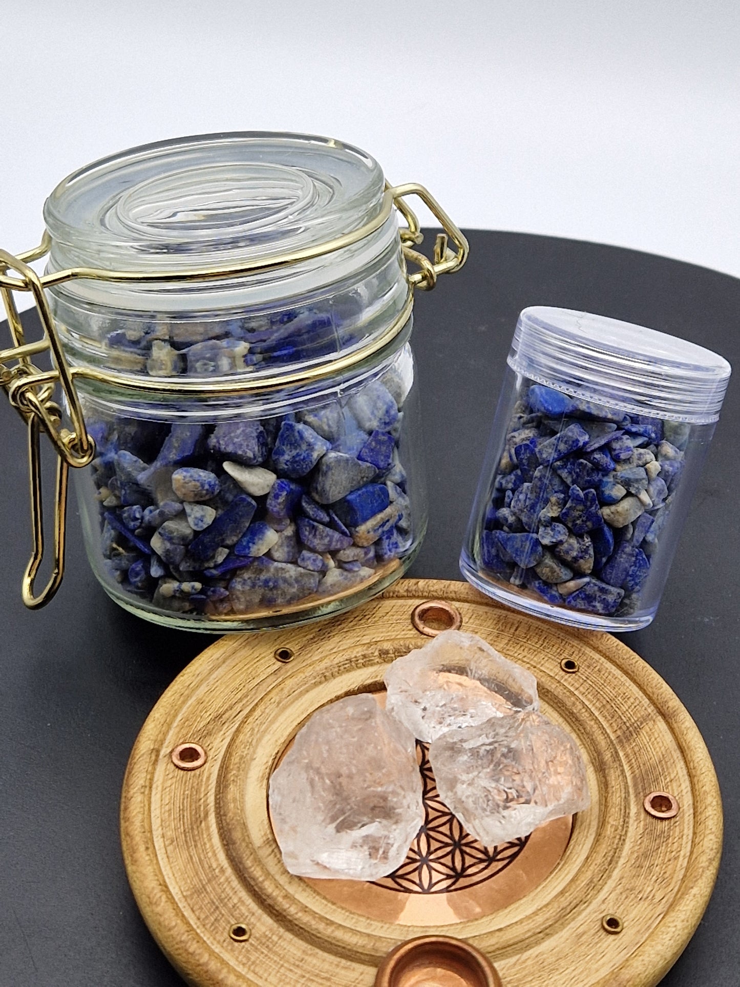 Pot Pierre de lapis lazuli (format à choisir)