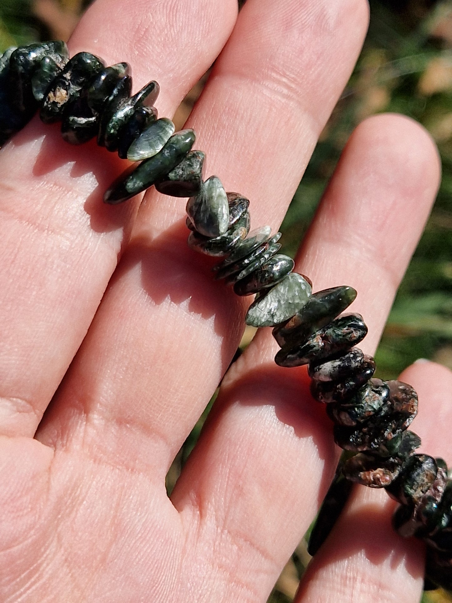 Bracelet baroque Seraphinite
