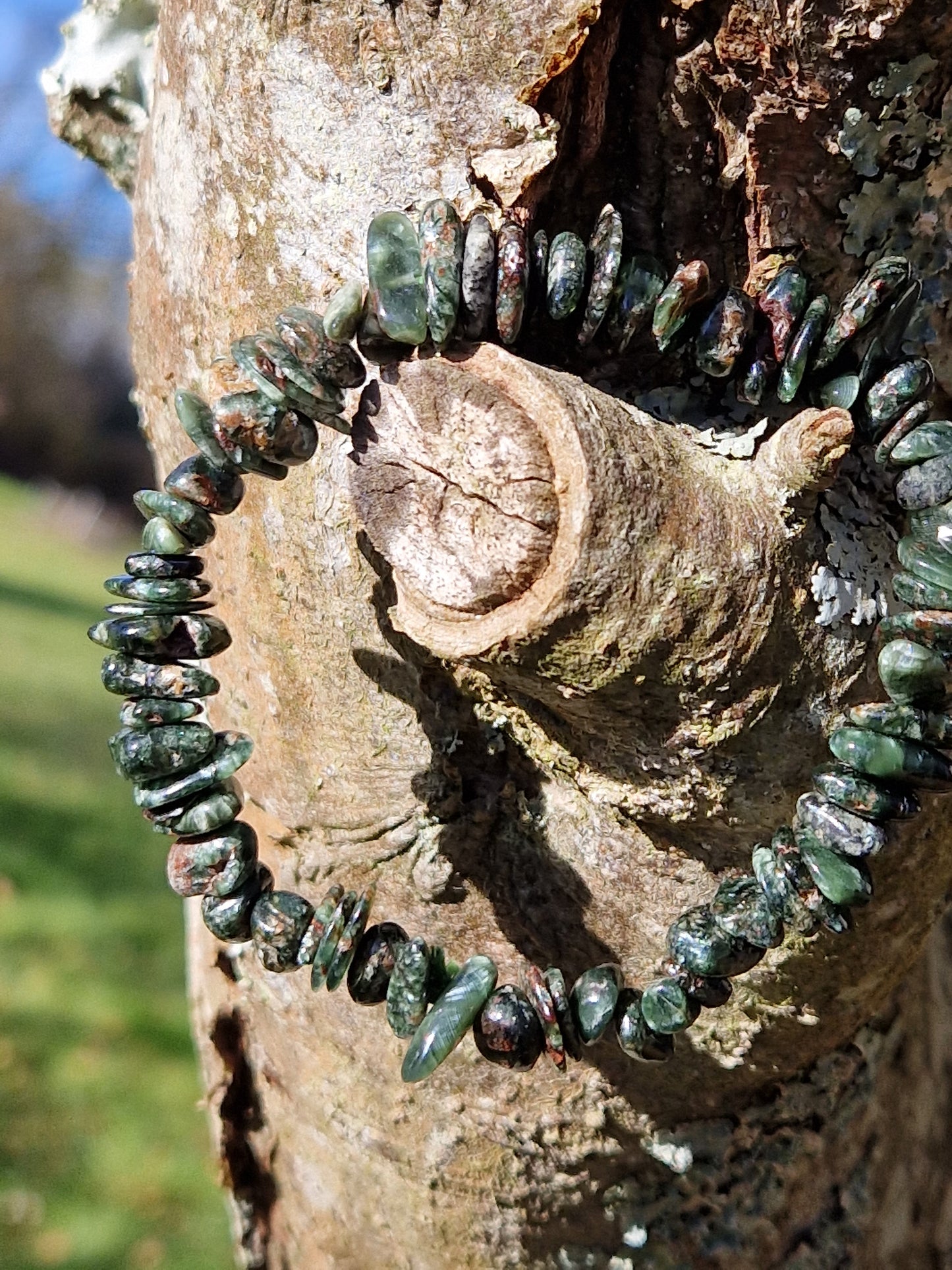 Bracelet baroque Seraphinite